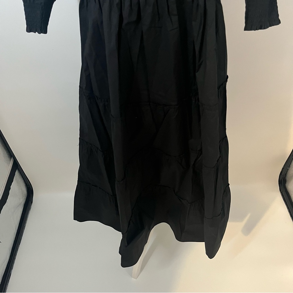 NWT Hill House The Nesli Nap Dress Black Extra-Small Women's - Picture 5 of 11